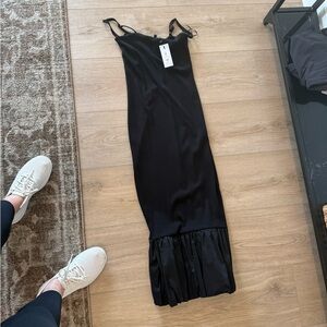 Dynamite Black Ribbed Dress